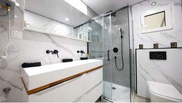 Complete badkamer tiny house w