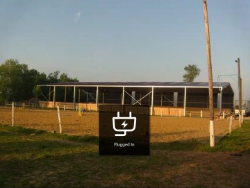 Omheining rijbak voor paarden paardrijbak 206x42x5mkl