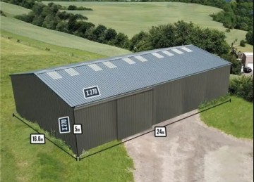 Opslag loods magazijn schuifdeuren