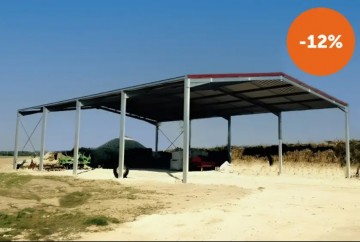 Overkapping opslag hooi