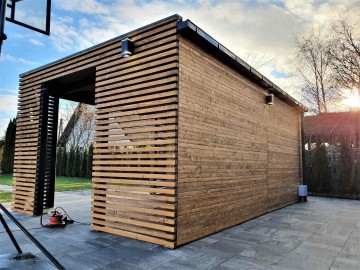 Projekt nowoczesna altana coversun