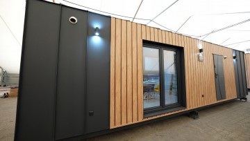 Stacaravan houten huis