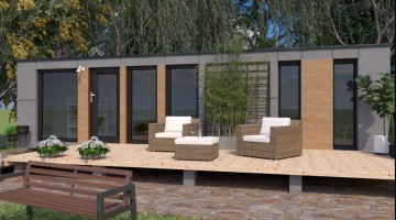 Vakantie tiny house 2 slaapkamers