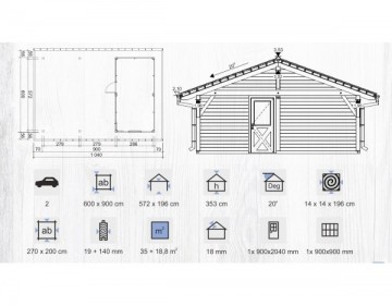 Wiata garaz ww6 2 auta 600x900cm 07092021 1